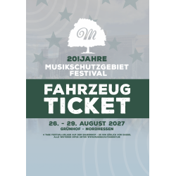 Panoramacamp - Musikschutzgebiet Fahrzeugticket